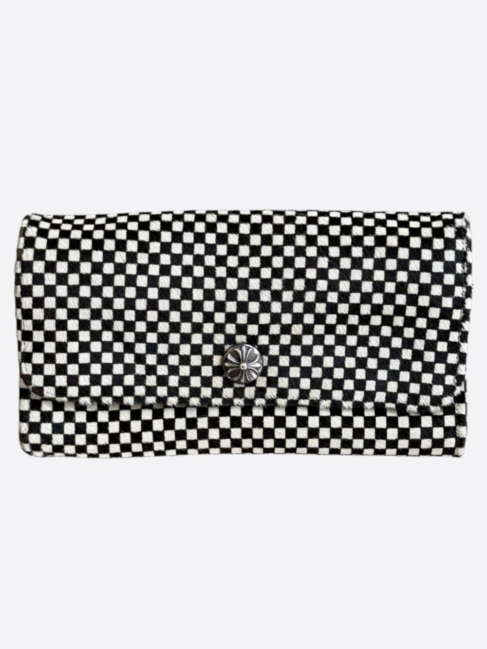 Chrome Hearts Checkered Flap Wallet